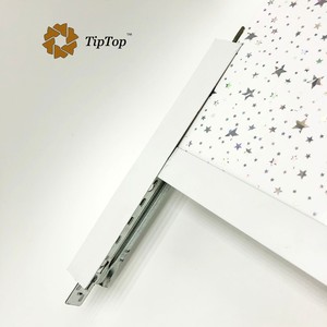 Nouveau matériau blanc plat/rainure/<span class=keywords><strong>Fut</strong></span> T grille plafond suspendu avec panneau en PVC pour la décoration intérieure - Product Image 4