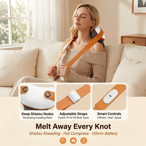 Masajeador Shiatsu Inalámbrico para Cuello y Hombros, con Terapia de Calor, para Hogar, Oficina y Viajes, Compatible con Personalización OEM - Product Image 2