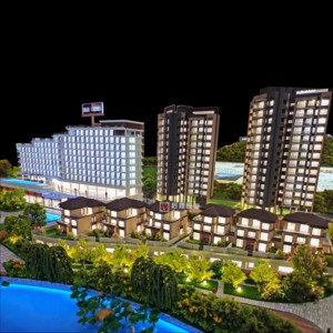 Modèle de bâtiment immobilier haut de gamme personnalisé, modèle de bâtiment résidentiel, conception et production de maquettes à l'échelle, service tout-en-un - Product Image 6