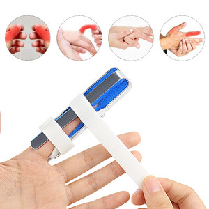 Aluminium Alloy Frog Baseball <span class=keywords><strong>Splint</strong></span> Jari Tetap Sendi Terbuka Empat Sendi Lentur Dukungan Jari Belat - Product Image 6
