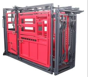 Chutes de chute de compression d'écrasement de bétail robustes pour l'écrasement de vache de bétail de bétail pour l'équipement d'élevage d'animaux de ferme - Product Image 2