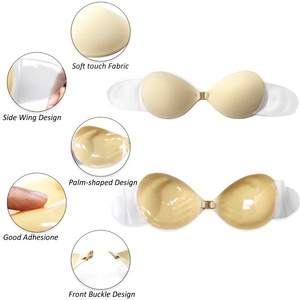 <span class=keywords><strong>Reggiseno</strong></span> Adesivo Invisibile <span class=keywords><strong>Senza</strong></span> <span class=keywords><strong>Spalline</strong></span> con Effetto Push-up - Product Image 2