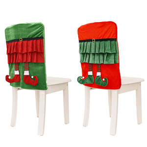 Nueva Funda de Silla Navideña 3D de Tela con Patas de Alce para Comedor, Cena Familiar, Decoración del Hogar, Venta al por Mayor de Fábrica, 55x45cm - Product Image 6
