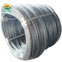 Fil barbelé concertina de type rasoir BTO-22 BTO-30 CBT-60 galvanisé pour clôtures de sécurité – Fournisseur d'usine