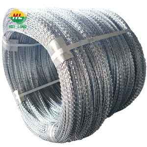 Concertina <strong>Razor</strong> Barbed <strong>Wire</strong> Manufacturer BTO-22 BTO-30 CBT-60 Galvanized Security Fencing Factory Supply - Product Image 1