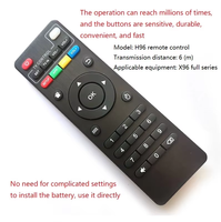 Télécommande H96 compatible avec les décodeurs x96 q+ TX3 X96MINI T95max hk1
