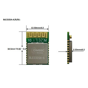 Iot platformu çözümleri 2.4GHz Cansec BLE232SA/UA-B BLE 5.0 modülü ST BLUENRG-232 bluetooth örgü