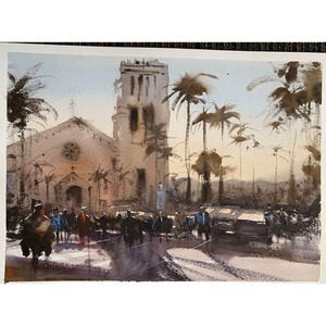 Papier aquarelle <span class=keywords><strong>Leyton</strong></span> 600 GSM ultra haute qualité pressé à froid 560x780mm LD3009 100% coton pour artistes professionnels - Product Image 6