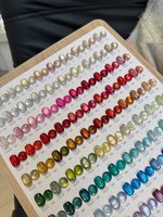 Yuuja 100 Couleurs Gel UV Effet Œil de Chat Designer 2.0 Non Toxique Écologique Longue Durée Kit Complet avec Blanc et Couleurs Tendances