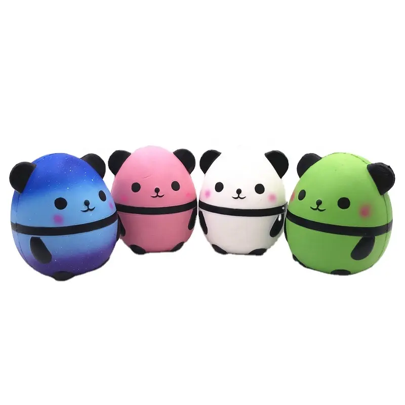 2023 hot sale jumbo panda egg squishies slow rising toy custom Squishy Ball