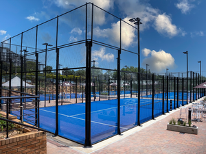 XIAOU Varios colores paranomic profesional Padel <span class=keywords><strong>cancha</strong></span> de <span class=keywords><strong>tenis</strong></span> Hierba con instalaciones completas - Product Image 6