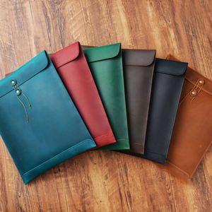Boshiho Portable Vintage PU Leather Briefcase Fashion Office Paper Organizer Large Capacity for Storing <b>Documents</b> Data Contracts - Product Image 3