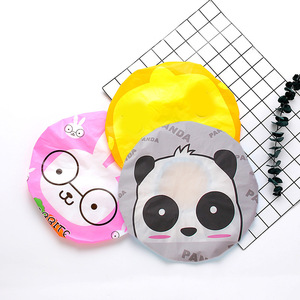 Suministro de gorros de ducha para mujer con dibujos animados, estilo japonés, gruesos, resistentes al aceite. - Product Image 2