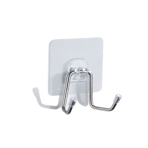 Gancho adhesivo de acero inoxidable, capacidad de carga de 3-5kg, para dormitorio, baño, cocina, sala de estar, organización de almacenamiento - Product Image 3