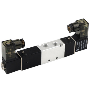 Vanne solénoïde 4V130-06 1/4 pouce pour gaz AC220V DC24V DC12V AC110V usage général - Product Image 1