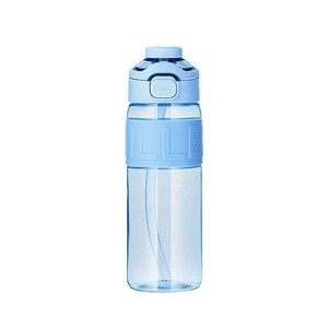 Nueva Botella de Agua de Tritán de Doble Uso con Pajita y Funda de Silicona, Asa Portátil, para Estudiantes, Deportes y Fitness - Product Image 5