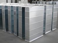 Conduit d'air rectangulaire en acier galvanisé TDF pour système CVC, ventilation d'air frais et évacuation pour l'ingénierie des bâtiments