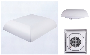 Ventilador de Extracción Superior para Gabinete DFK-DSP 350x400mm, 230V 58-200W 860-1340m³/h, Ventilador de Techo para Refrigeración de Gabinetes de Control - Product Image 3