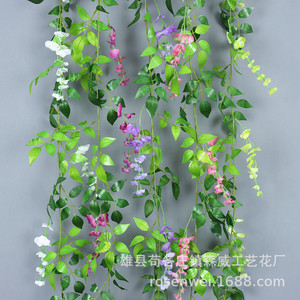 Fleurs artificielles de glycine en soie, guirlandes suspendues pour la décoration intérieure de la maison - Product Image 1