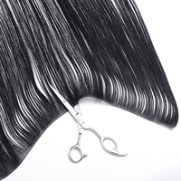Extensions de cheveux Genius Weft de qualité supérieure, 100% cheveux humains chinois, cuticules alignées, double épaisseur, super fines, tissées à la main