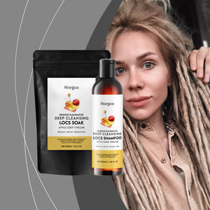 Vinagre de sidra de manzana Limpieza profunda Cuero cabelludo Calmante Hidratación del cabello Fórmula sin residuos para bloquear rastas Champú - Product Image 2