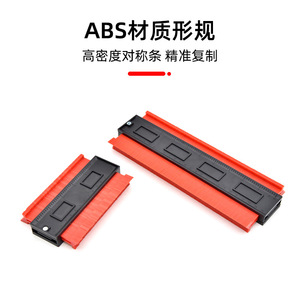 <b>Contour</b> <b>Gauge</b> 10 Inch ABS Plastic Woodworking Molding <b>Tool</b> Profile Measuring Device - Product Image 3