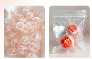Pallina antistress squishy fatta a mano, edizione natalizia, con olio <span class=keywords><strong>di</strong></span> cocco, giocattolo sensoriale da spremere. - Product Image 6