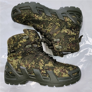 TSB07 Outdoor Camo <b>Hiking</b> <b>Boots</b> Low Cut Security for Camping & Work Genuine Leather Lining High Top Shoes for Jungle - Product Image 4
