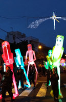 Costume de marionnette gonflable coloré pour carnaval, défilé, festival