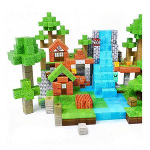 Cubos Magnéticos de Construcción Portátiles, Juguetes Educativos STEM, de Fantasía, Ciencia Ficción, Sensoriales, de Plástico, para Aprender a Construir - Product Image 2