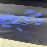Tissu thermochromique réactif à la chaleur, sensible à la température, changeant de couleur, thermos poly pongee pour vestes matelassées
