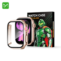 Étui de montre intelligente ultra fin S12, protecteur d'écran en verre trempé, résistant aux rayures, couverture complète pour 49mm 42mm 46mm