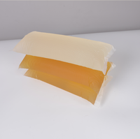 Colle adhésive thermofusible de bloc transparent jaune PSA pour étiquette en papier permanente et étiquette de prix