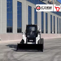 Chargeuse compacte sur chenilles de 1,5 tonne, moteur Euro5 et EPA4, pour travaux de construction et agricoles, fournie directement par l'usine.
