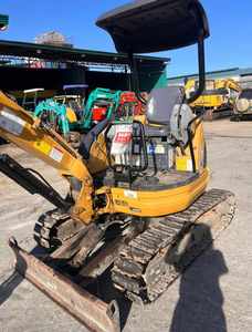 Mini-excavatrice d'occasion CAT 020CR 020 2t 3T, excavatrice sur chenilles d'occasion, moteur japonais, pompe, certifiée CE, avec accessoire tarière - Product Image 5