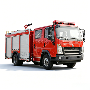 Camión de Bomberos Howo de Tamaño Pequeño para Rescate de Emergencia 4x2 con Tanque de Agua de 1500 Litros, Venta Directa de Fábrica - Product Image 1