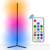 Lampe sur pied moderne Jianbian en promotion, 150 cm, pour salon, avec LED RGB, trépied, lampe d'angle, télécommande via application