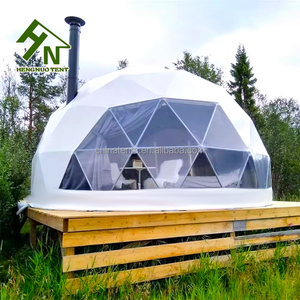 เต็นท์โดมใสกันน้ำสำหรับตั้งแคมป์กลางแจ้ง Garden Bee Outdoor สำหรับ 2-4 คน พร้อมหน้าต่างโปร่งแสงและม่านบังแดด เหมาะสำหรับฤดูร้อน รุ่น Beeline Glamping Domes - Product Image 3