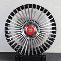 Jantes de luxe personnalisées 20-22 pouces 8.5J 9.5J décalées 5X120 en alliage T6061 argenté, design maillé, pour nouvelle Rolls Royce Ghost