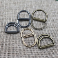 Usine directe haute qualité alliage métal Double d anneau boucle à rouleaux pour vêtements