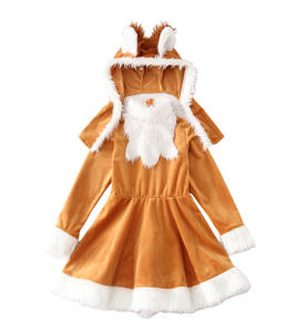 Disfraces de Animales con Capucha para Niñas de Halloween, Disfraces de Zorro, Ardilla de la Selva, para Niños Pequeños, Vestidos de Juego de Rol, Disfraces para Fiestas de Carnaval - Product Image 1