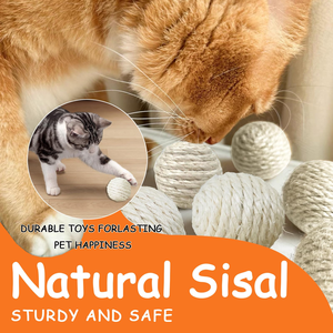 Jouet interactif pour chat : balle à griffer, corde en forme d'épée, accessoires pour animaux de compagnie, grandes balles de jeu pour chat, jouet à griffer pour chat - Product Image 5