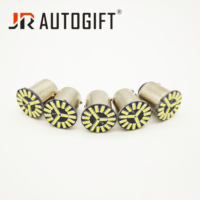 Ampoule LED de voiture 12V 24V 1156 1157, clignotant BA15S BAY15D BAU15S S25 T20 7440 4014 18SMD, feu stop automatique, feu de recul rouge ambre