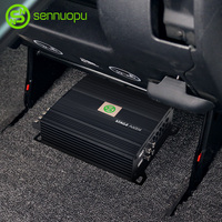 Snuopu Amplificateur de puissance audio stéréo de voiture Amplificateur de voiture à 4 canaux 4 canaux Classe D Noir 12 Amplificateur universel à gamme complète 15AX2