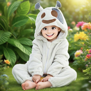 Nuevos y cómodos peleles <span class=keywords><strong>de</strong></span> franela <span class=keywords><strong>de</strong></span> poliéster con estilo, Mono para niños, disfraces transfronterizos <span class=keywords><strong>de</strong></span> Halloween, Navidad, Echo, TV, película - Product Image 5