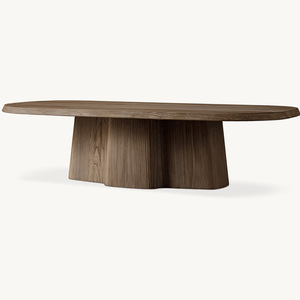 Rhoohill Tùy Chỉnh Màu Sắc Tùy Chỉnh Kích Thước Phong Cách Hiện Đại Chất Lượng Cao Phòng Khách Bàn Cà Phê Rắn Gỗ Retro Dài Bàn Trà - Product Image 2