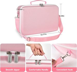 Étui de transport pour casque Meta <span class=keywords><strong>Quest</strong></span> 3S/3/<span class=keywords><strong>2</strong></span>, rangement <span class=keywords><strong>VR</strong></span> pour casque et manettes, masque facial et sangle d'épaule, idéal pour la maison et les voyages - Product Image 5