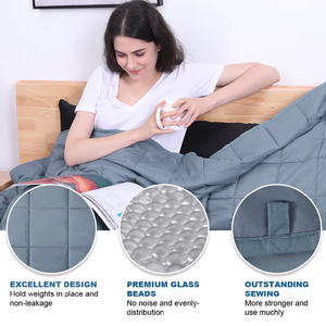 <span class=keywords><strong>Couverture</strong></span> <span class=keywords><strong>lestée</strong></span> SUNSORT en gros avec rembourrage en billes de verre de qualité supérieure, <span class=keywords><strong>couverture</strong></span> de gravité douce pour la peau pour adultes, <span class=keywords><strong>couverture</strong></span> <span class=keywords><strong>lestée</strong></span> en coton - Product Image 5