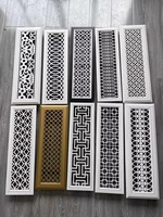 Grilles de sortie d'air décoratives en ABS/alliage d'aluminium