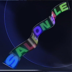 Lập trình Scrolling Red LED name tag logo Mini hiển thị với hình dạng hình chữ nhật và vật liệu nhựa cho sử dụng trong nhà - Product Image 5